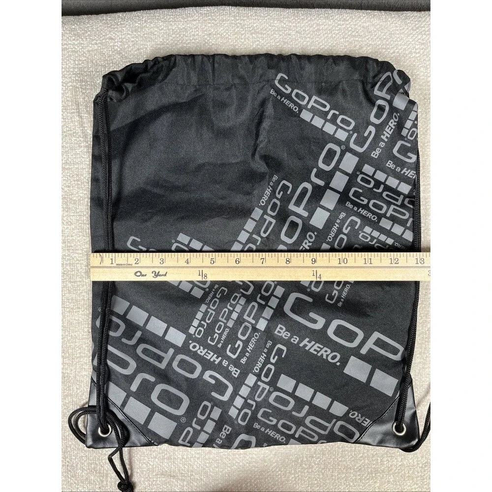 GoPro String Bag Gym Backpack Black Go Pro Hero Lightweight